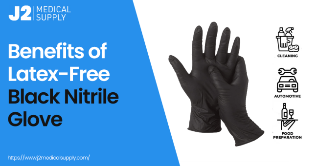 Black Nitrile Gloves